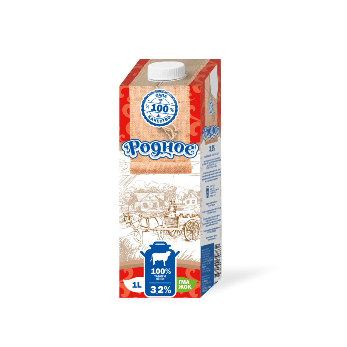 Молокосодержащий продукт «Родное», ТВА, 1 л